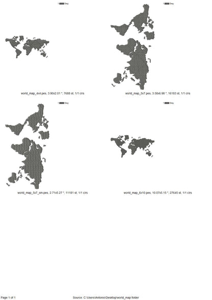 Wanderlust World Map