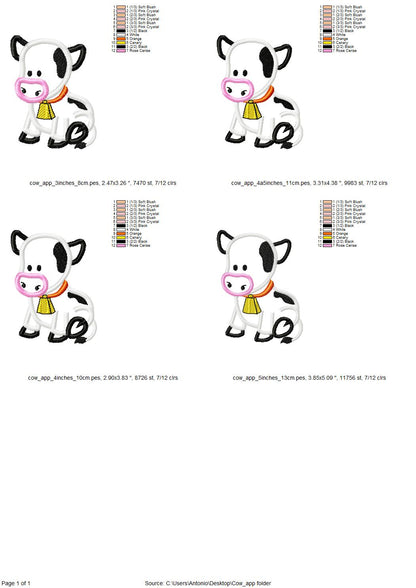 Little Cow Applique