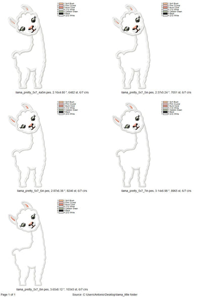 Llama no Drama Applique