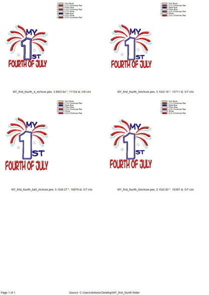 My first Fourth of July