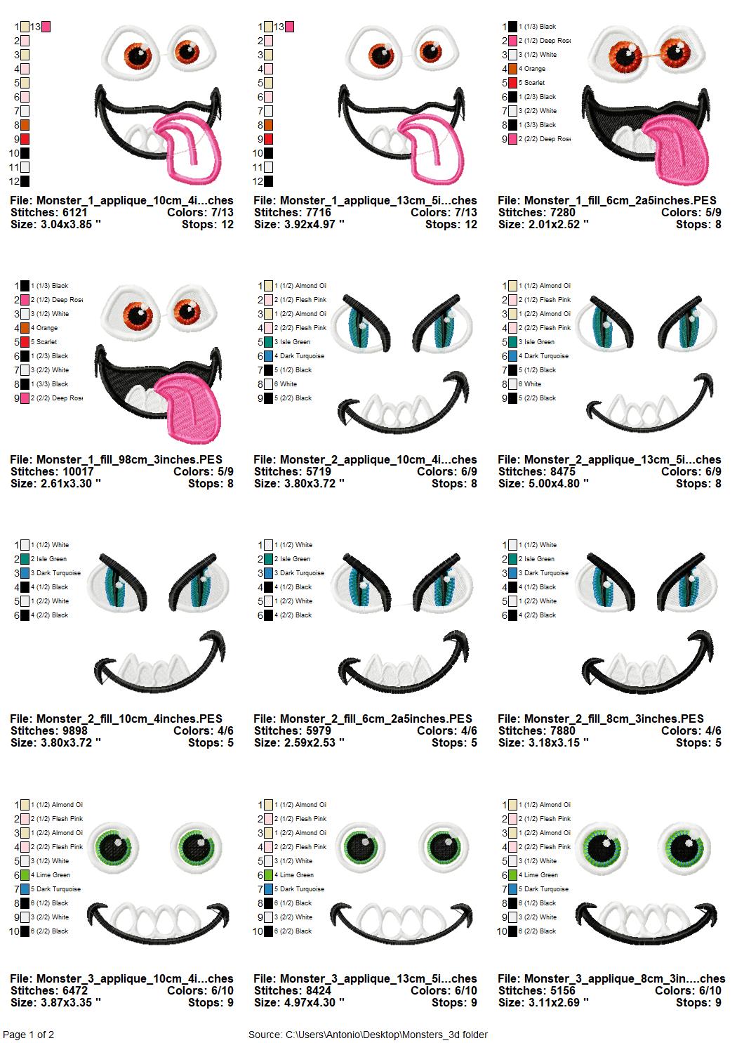 Monster Face for Your Toy