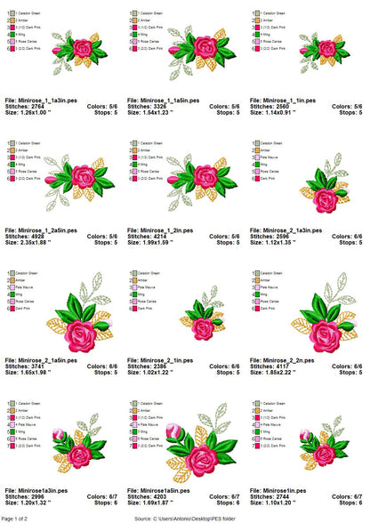 Mini Rose Flower Accent