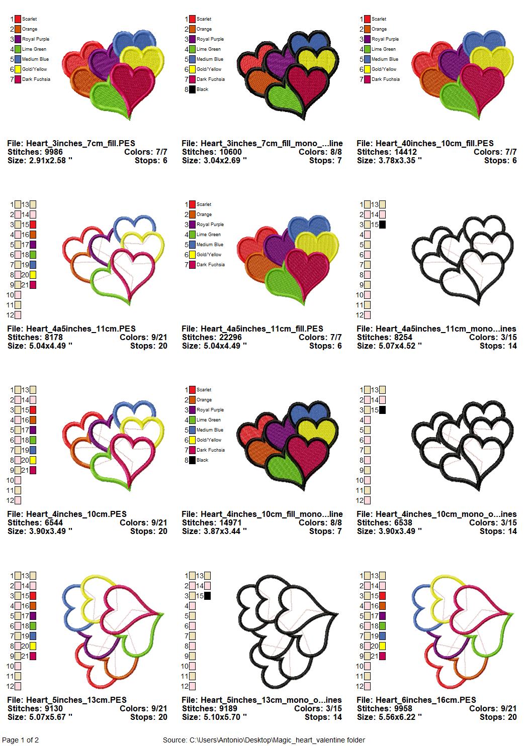 Big Heart Filled with Hearts