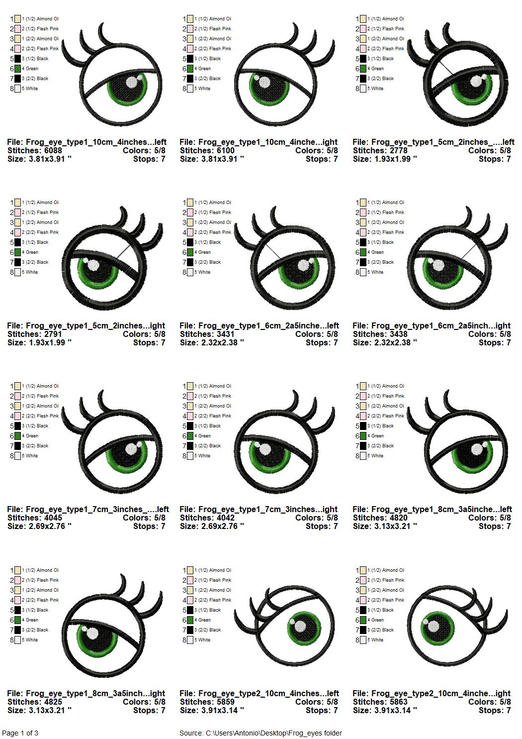 Eyes for Your Toy Set of 3