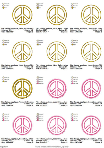 Peace Sign Set