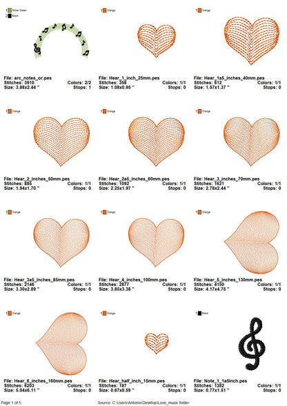 Love Music and Mini Font