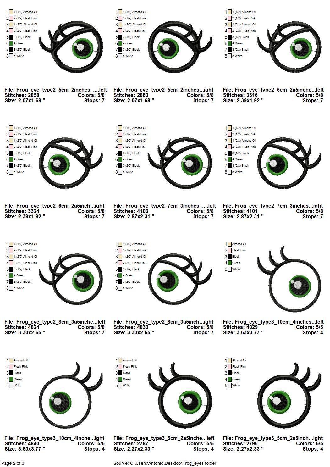 Eyes for Your Toy Set of 3