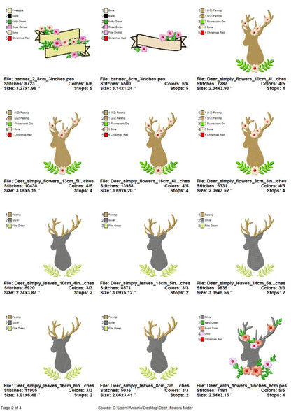 Deer Antlers and Banner Set