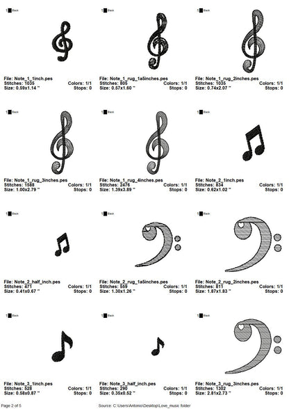 Love Music and Mini Font