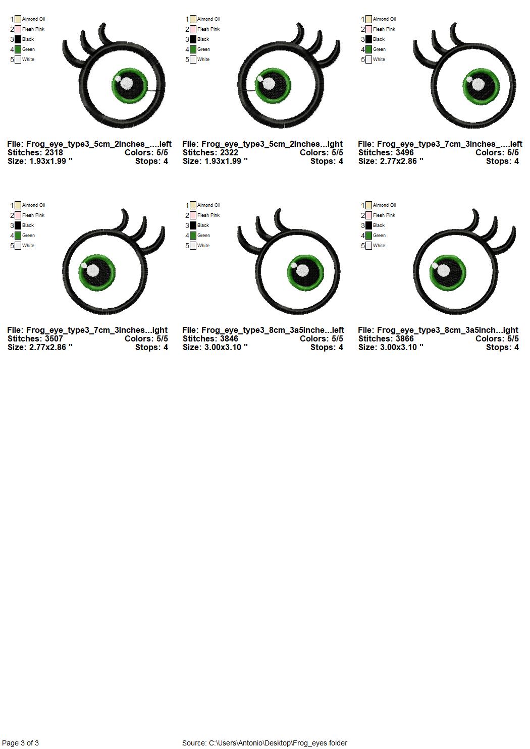Eyes for Your Toy Set of 3
