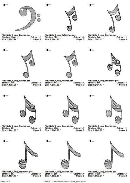 Love Music and Mini Font
