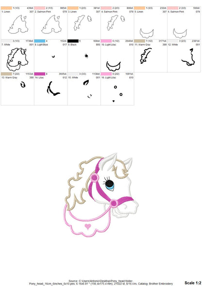Pretty Horse Applique