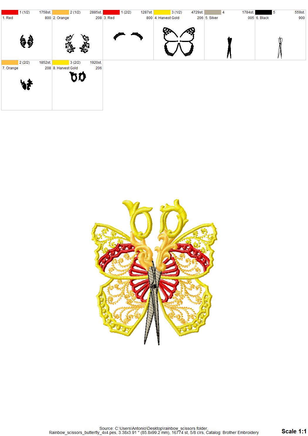 Butterfly Scissors