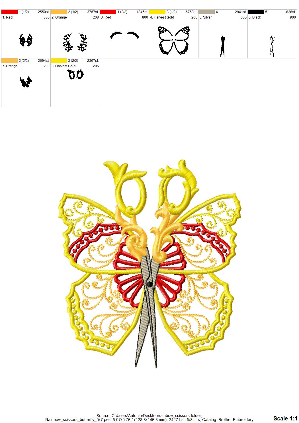 Butterfly Scissors