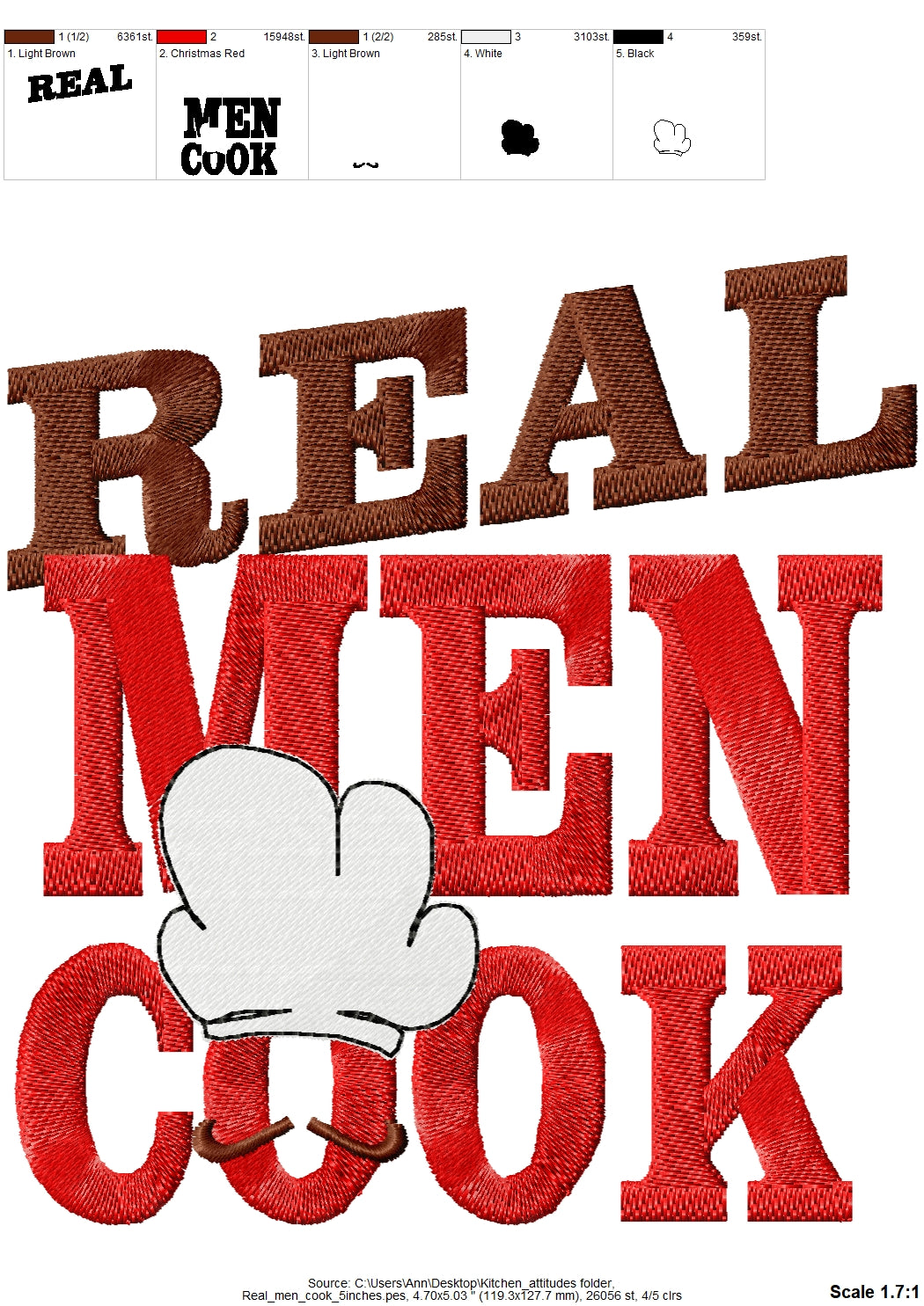 Live Love Cook Kitchen Quote Set