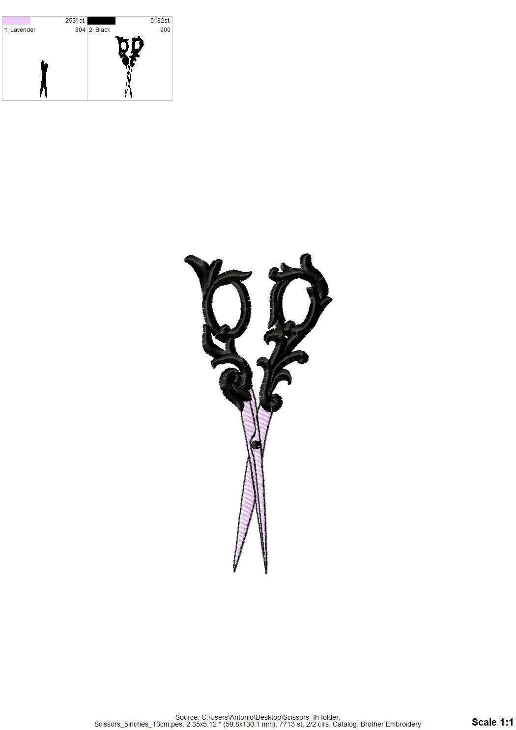 Scissors for Hairstylist or Seamstress