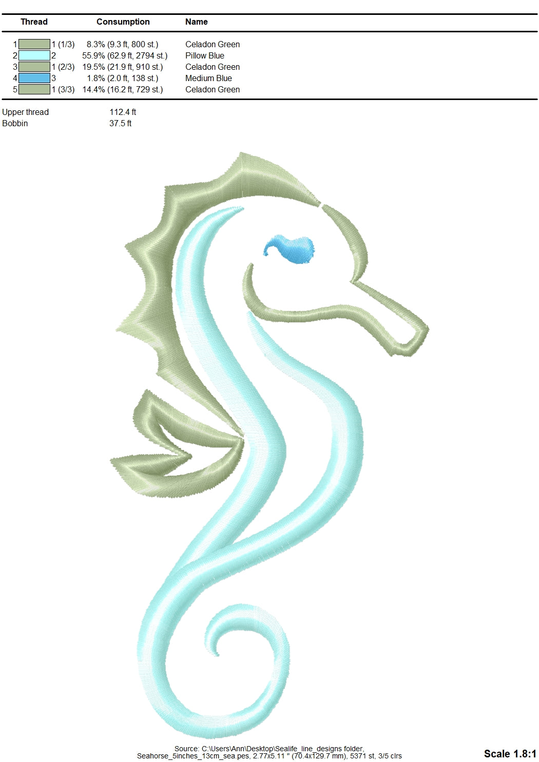 Sea Life Outline Set