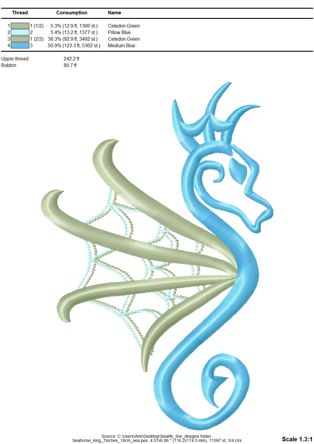 Sea Life Outline Set