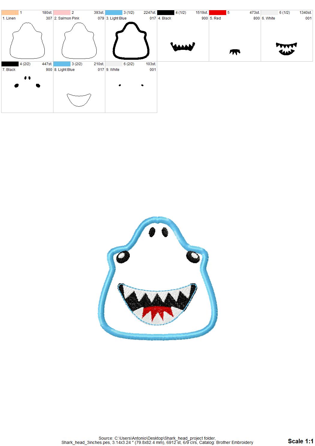 Walking Shark Kids Trousers Bottom