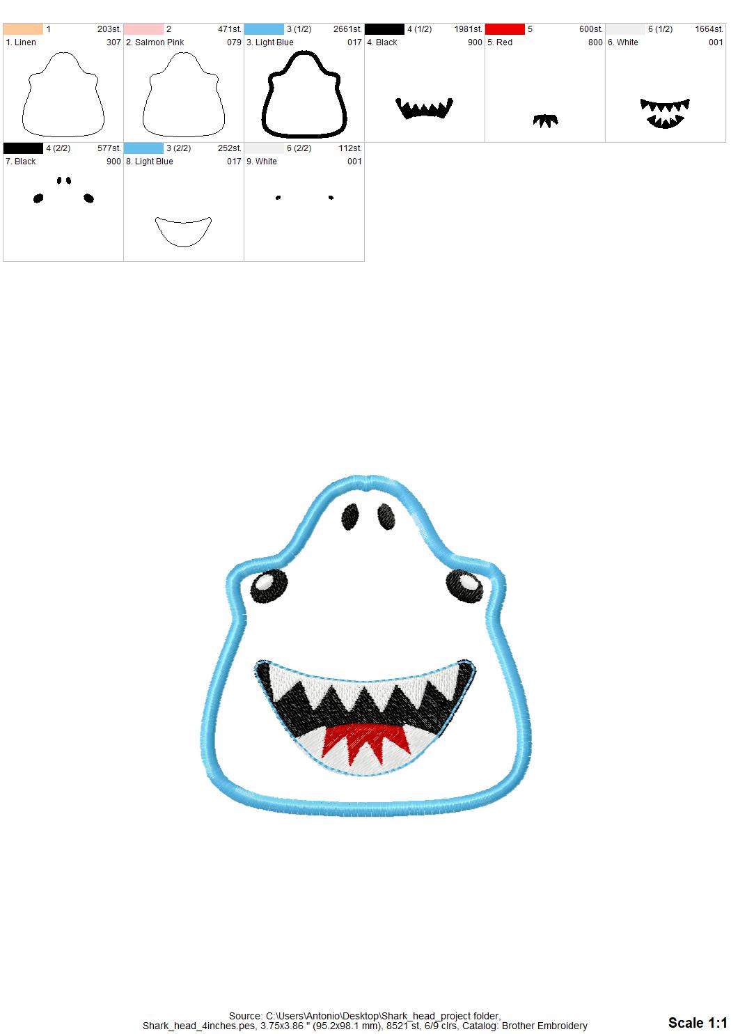 Walking Shark Kids Trousers Bottom