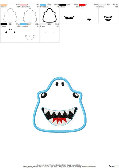 Walking Shark Kids Trousers Bottom