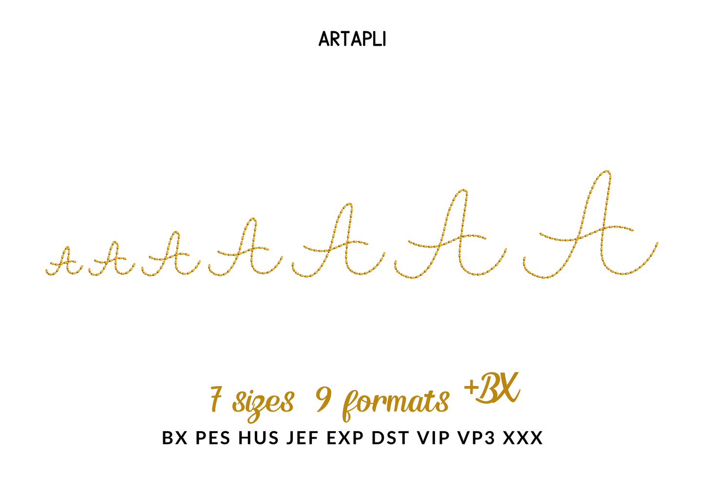 Hand stitch effect Handwritten Font