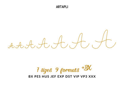 Hand stitch effect Handwritten Font