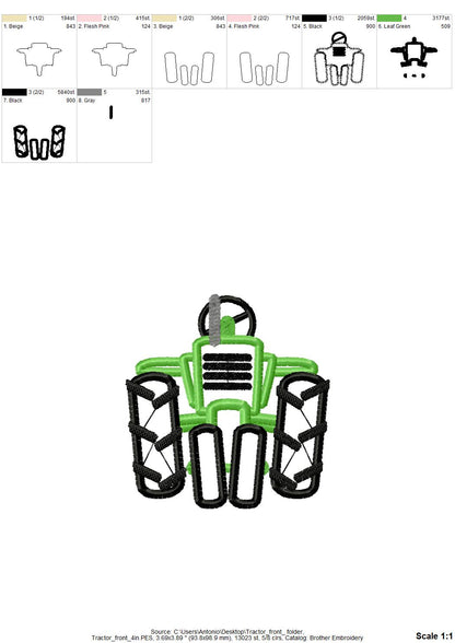 Tractor Front Applique