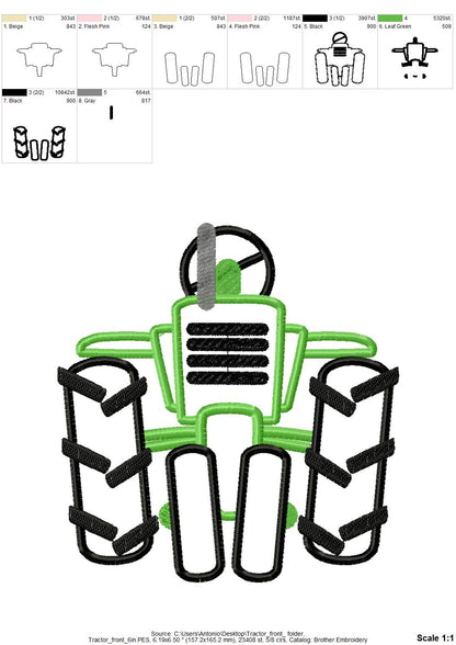 Tractor Front Applique