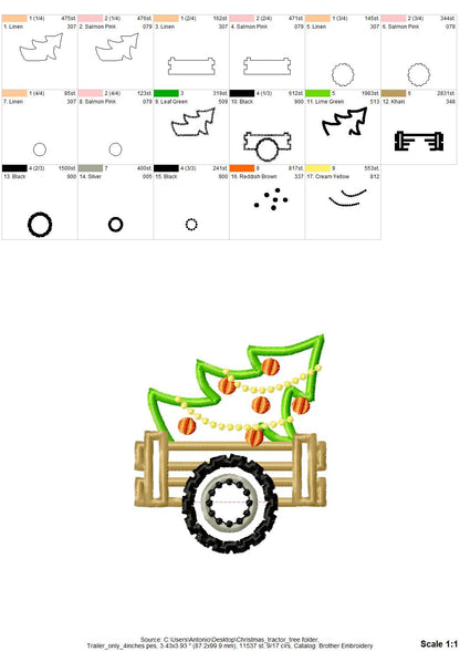 Christmas Tractor