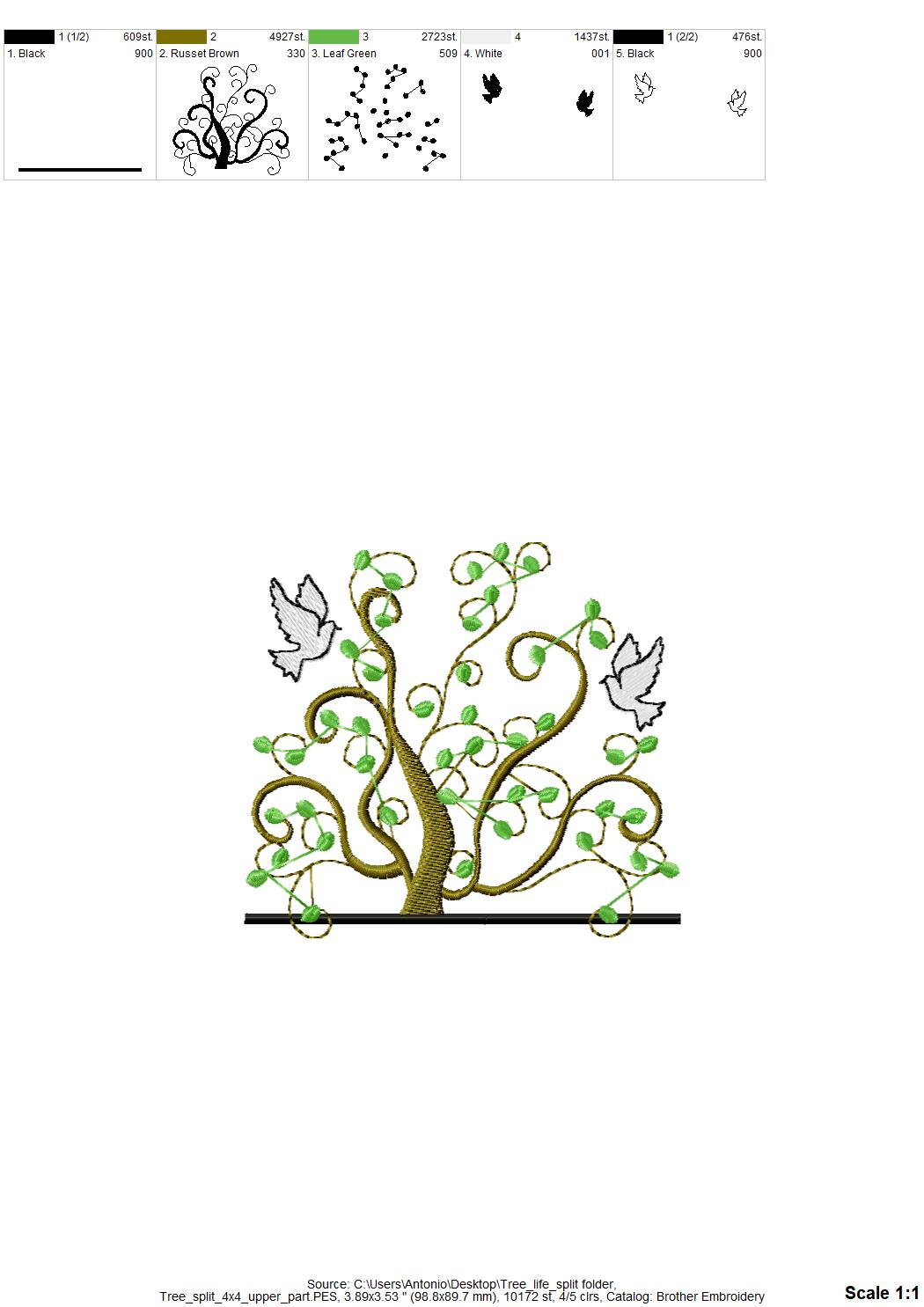 Family Tree and Mini Font Set
