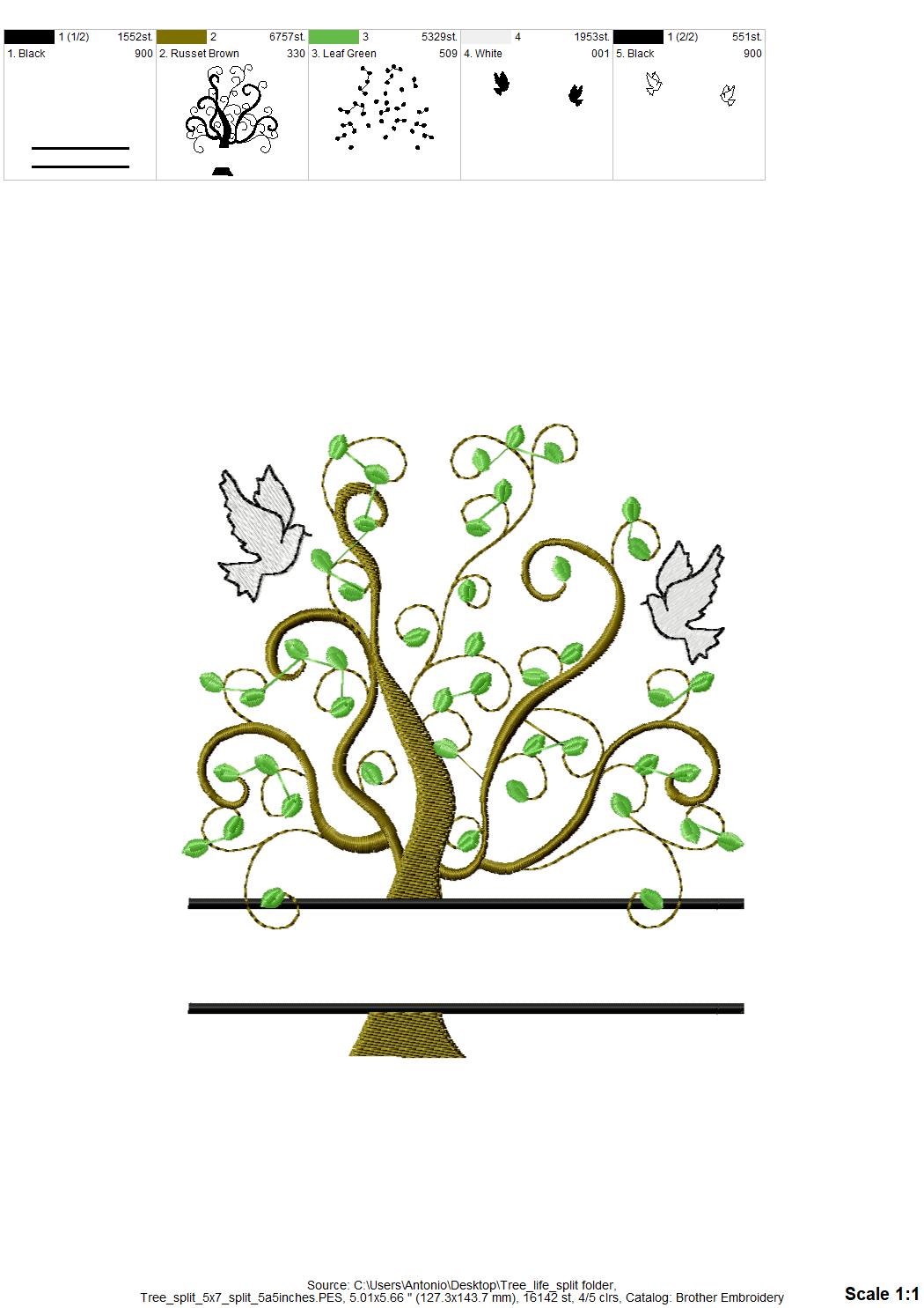 Family Tree and Mini Font Set