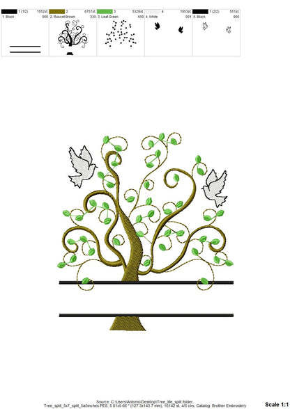 Family Tree and Mini Font Set