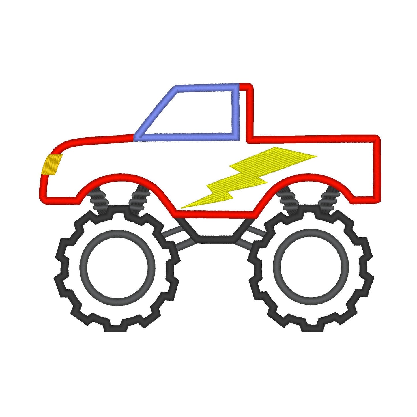 Monster Truck with Lightning