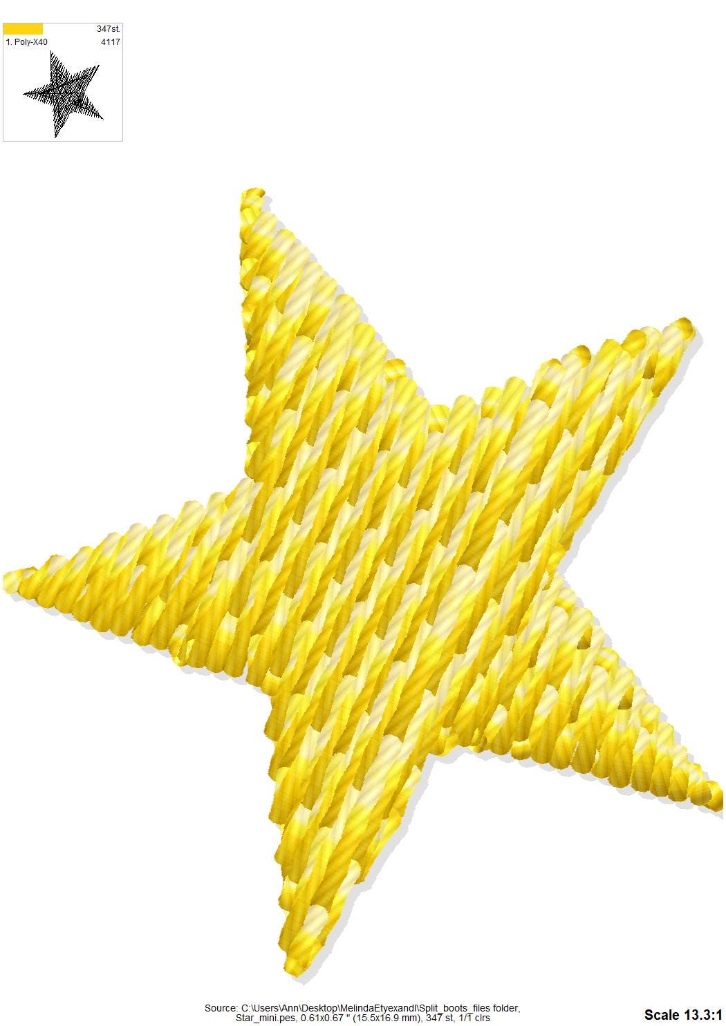 Cowboy Boots and Hat Split Applique