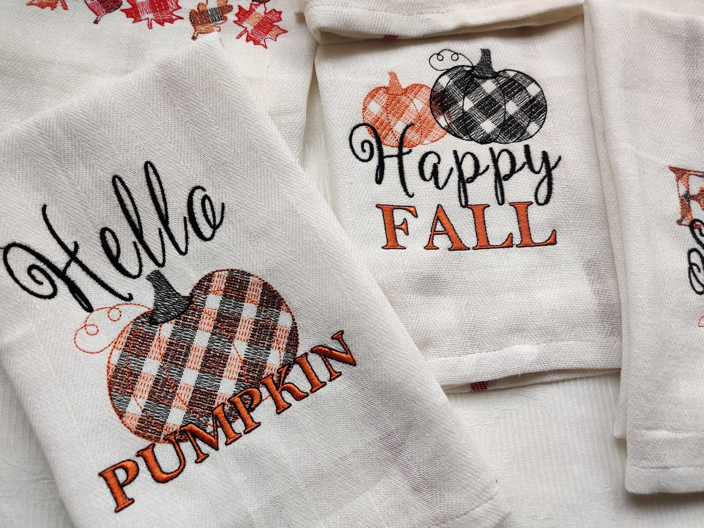 Fall Pumpkin Thanksgiving Kitchen Set