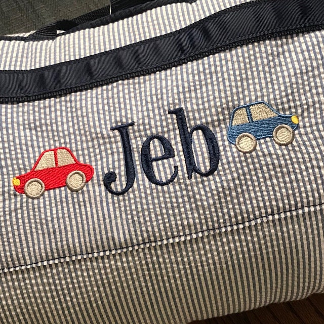 Mini Cars Applique And Fill Stitch Set of 4