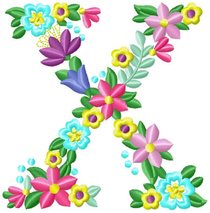 Liberty Garden Floral Font