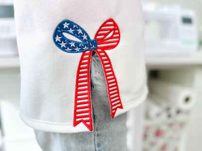 American Patriotic Side Bow