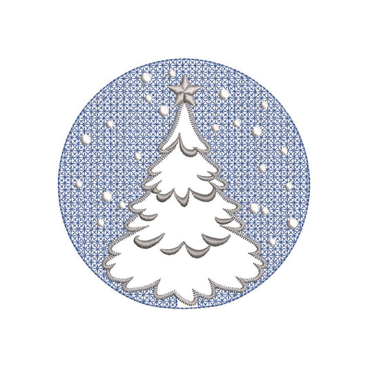 Embossed Towel Christmas Tree