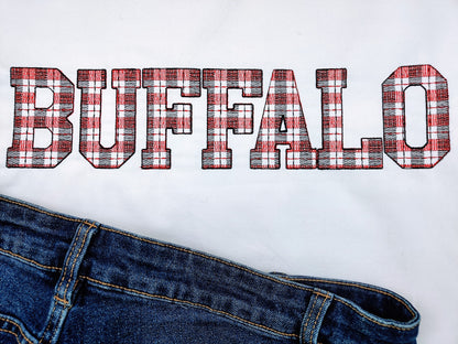 Buffalo Plaid Gingham Patterned Sport Font