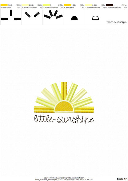 Little Sunshine Fringed Sun