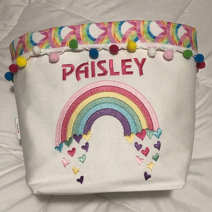 Mini Light Rainbow Falling Hearts