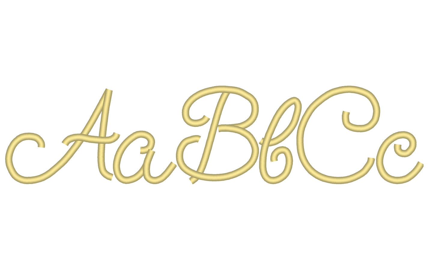 Baby Satin Stitch Handwritten Font