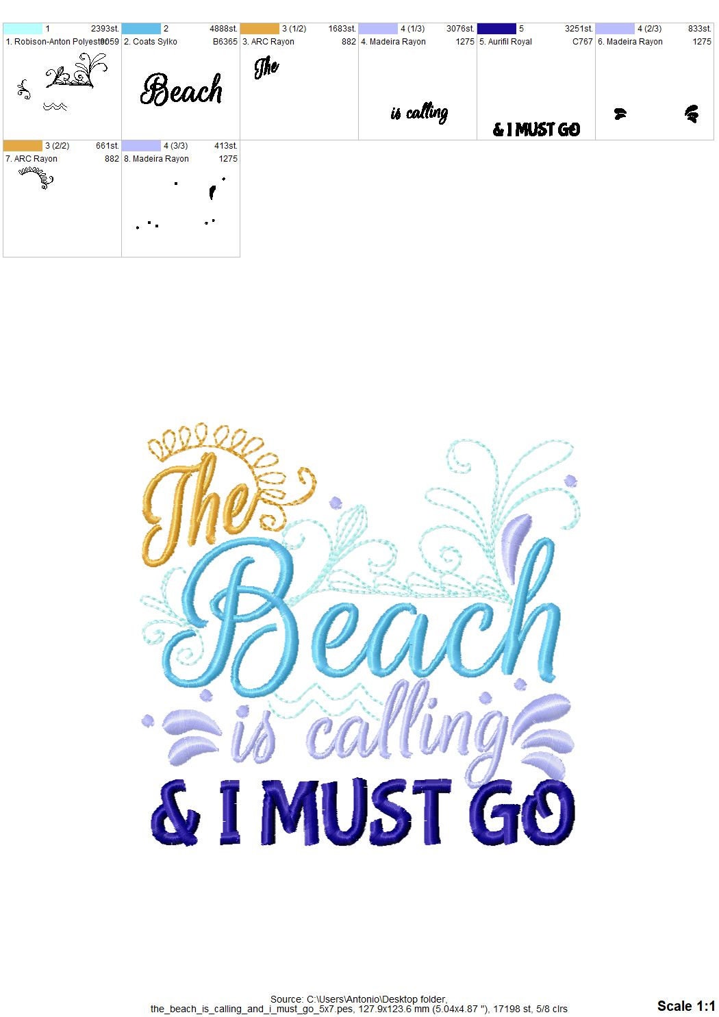 The Beach Is Calling And I Must Go Saying