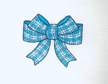 Mini Gingham Plaid Patterned Bow