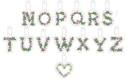 Floral Mini Flower Keychain