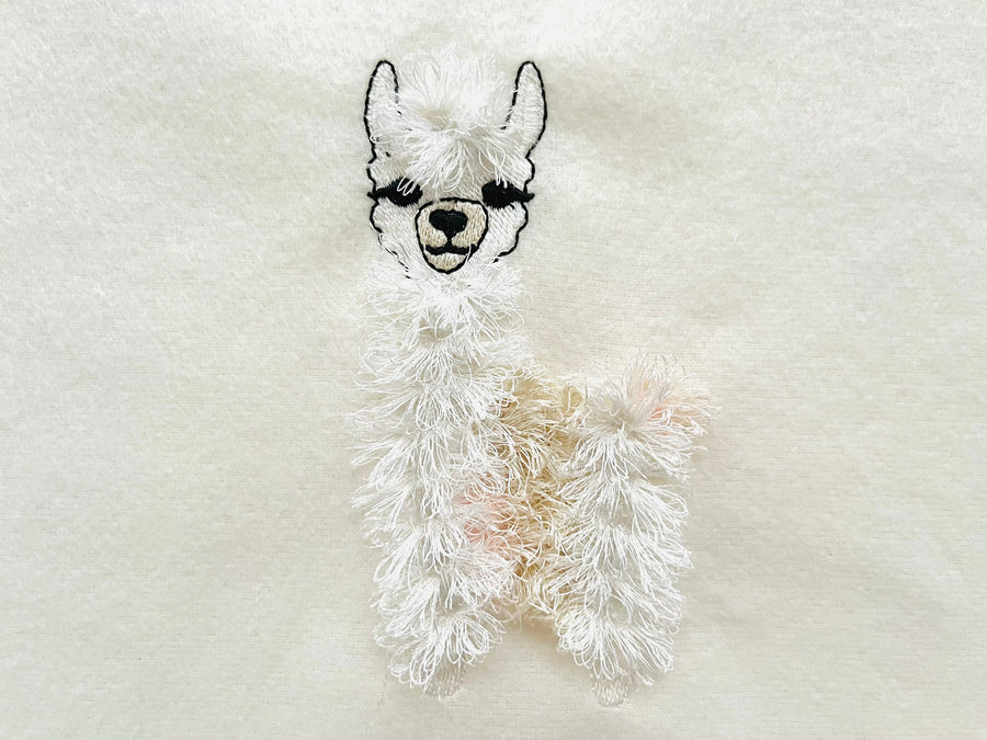 Fringed Fur Llama Alpaca