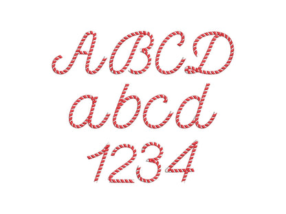 Classy Candy Cane Handwritten Font