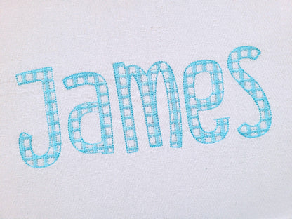 Playful Kids Checkered Plaid Font